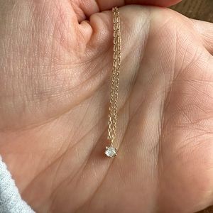 14k Gold Plated Sterling Silver Pendant Necklace